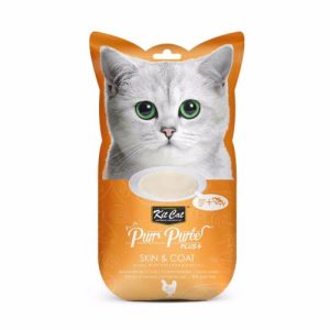 קיט קט פלוס מעדן המסייע לבעיות בעור ובפרווה עוף 60 גרם