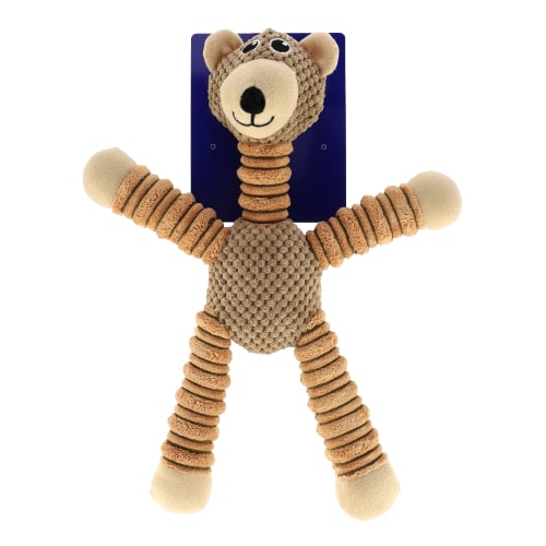 בובת צעצוע גדולה מצפצת לכלב