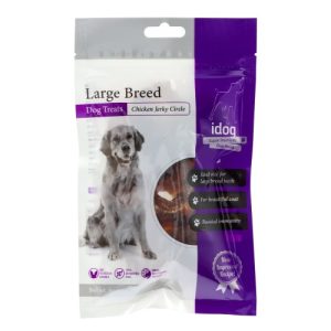 איידוג חטיף טבעות עוף לכלבים מגזע גדול 80 גרם