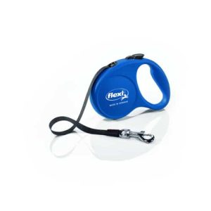 פלקסי פאן כחול רצועה נמתחת לכלב מידה S