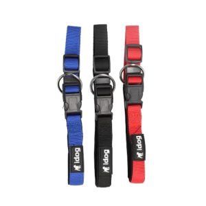 קולר ניילון רך 50*2 ס"מ (שחור/אדום/כחול) (SLL424