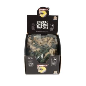 קפטיין דיספליי חטיף דנטלי מברשות שיניים טעם גבינה/מנטה