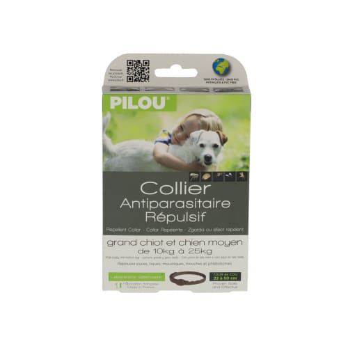 AB7 - קולר פרעושים וקרציות לכלבים מגזע בינוני