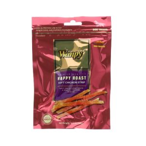 ונפי חטיף לכלב רצועות עוף רכות 100 גרם