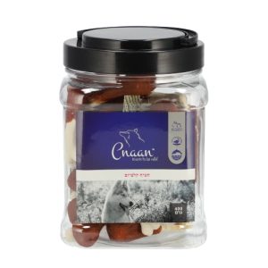 כנען צנצנת חטיפי קלציום לכלבים 400 גרם