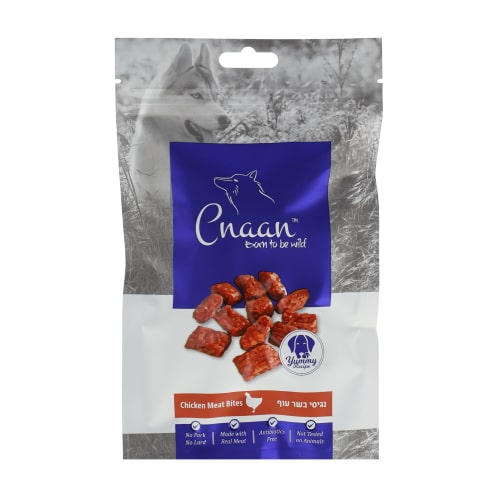 כנען - חטיף לכלבים מקלות נגיסי עוף - 60 גרם
