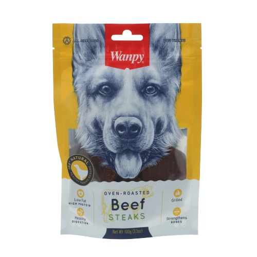 ונפי - חטיף לכלב סטייק בקר - 100 גרם