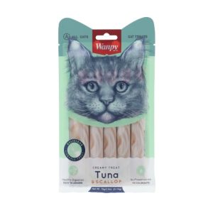 ונפי מעדן ליקוקי חתול קרם טונה וצדפות 70 גרם