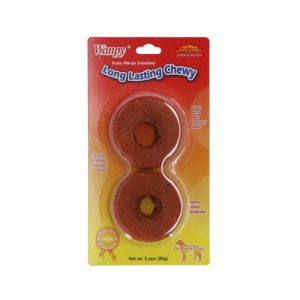 ונפי חטיף לכלב טבעות מצופה עוף 80 גרם