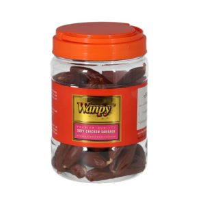 ונפי צנצנת חטיפי נקניקיות עוף רכות לכלב 300 גרם