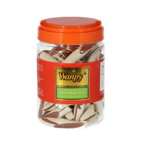 ונפי צנצנת חטיפי ברווז פסטה פנה לכלב 380 גרם