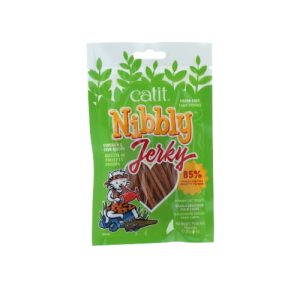 קט איט חטיף ניבלי לחתול ג'רקי עוף ודגים