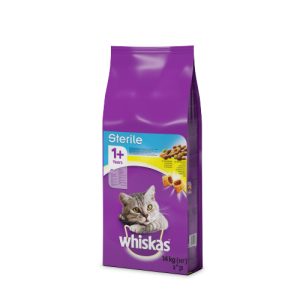 ויסקאס מזון יבש לחתולים/ות מסורסים/מעקורות עוף 14 ק"ג