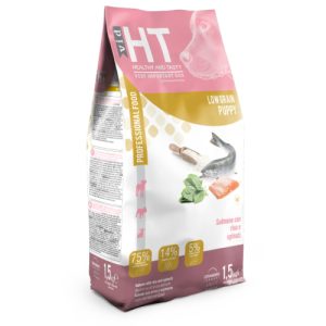 HT מזון יבש ללא דגנים לכלבים בוגרים מכל הגזעים סלמון 1.5 ק"ג