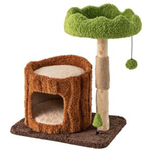 קולהקט מגרדת פרמיום לחתולים גזע ומרפסת ירוקה 60*46*75