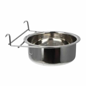 קומר קערת נירוסטה עם מתקן תלייה 18 ס"מ