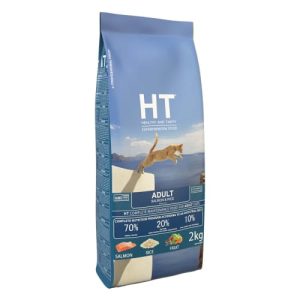 HT מזון יבש לחתולים בוגרים סלמון 2 ק"ג