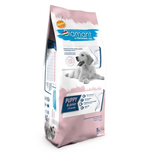 דיאמנט - מזון יבש לגורי כלבים מכל הגזעים - עוף - 15 ק"ג