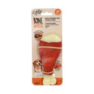 AFP עצם משחק לכלב בצורת שוק של עוף מידה L