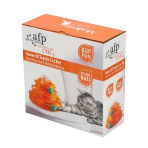 AFP משחק אינטרקאיבי מגדל וכדורים לחתול