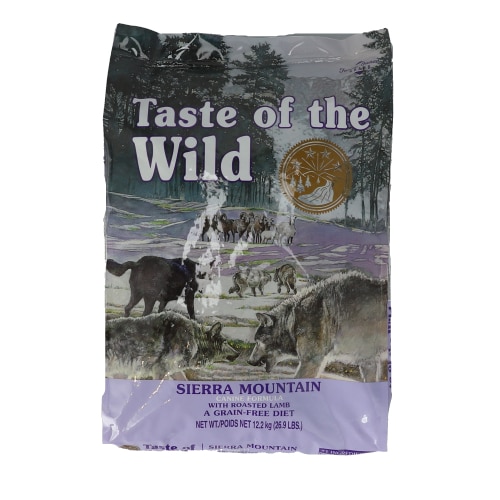 טייסט אוף דה ווילד - מזון לכלבים בוגרים עם בשר כבש