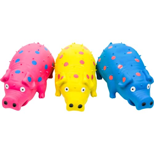 פטסלנד - בובת לטקס צבעונית בצורת חזיר