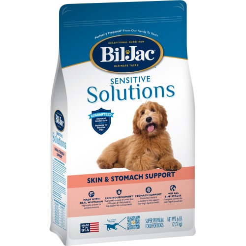 ביל ג'ק - מזון סופר פרימיום לכלבים לתמיכה לבעלי רגישיות בעור ובקיבה