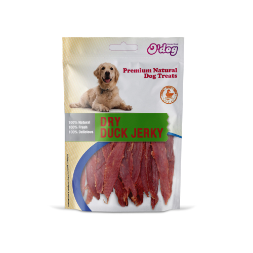 אודוג חטיף ג'רקי ברווז לכלבים 100 גרם