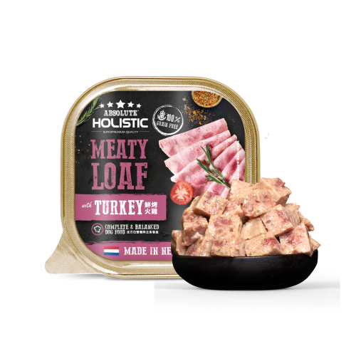 אבסולוט הוליסטיק הודו מעדן פטה לכלב 100 גרם