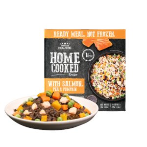 הום קוק מזון טבעי הוליסטי לכלבים סלמון, אפונה ודלעת 2 ק"ג