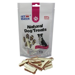 פט קווין - חטיף סנדוויץ' לכלבים ללא דגנים -ברווז ודג קוד