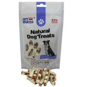 פט קווין - חטיף לכלבים ללא דגנים נגיסי סלמון וגבינה