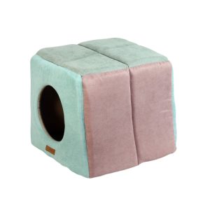 מיטת בית לכלבים קטנים וחתולים 2 מצבים 41*41*37