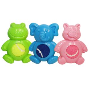 משחק צעצוע לכלב מיניפט חיה עם כדור טניס