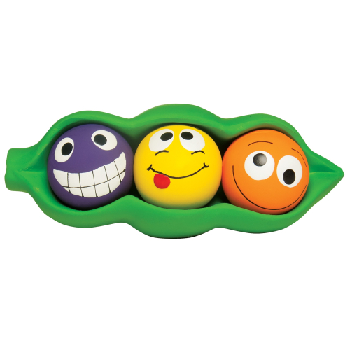 צעצוע לכלבים לטקס 3 אפונים בתרמיל