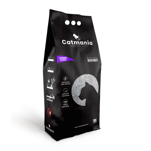 חול קטמאניה מתגבש לחתולים ניחוח לוונדר