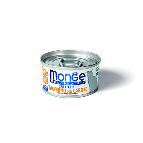 מונג חתול שימור מונו פרוטאין הודו וגזר 80 גרם