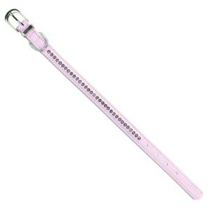 קולר טריקסי משובץ אבנים ורוד 1