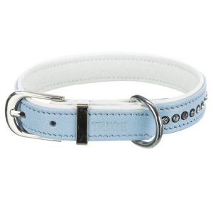 קולר טריקסי משובץ אבנים כחול