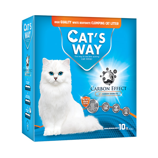 Cat's Ways - קרטון חול מתגבש אפט הפחם