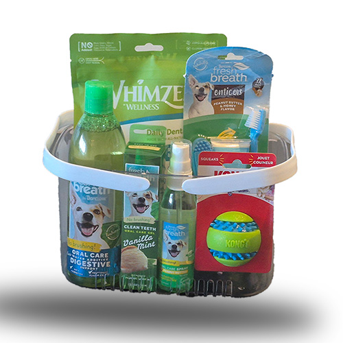 ערכה דנטלית לניקוי ורענון ריח פה לכלבים