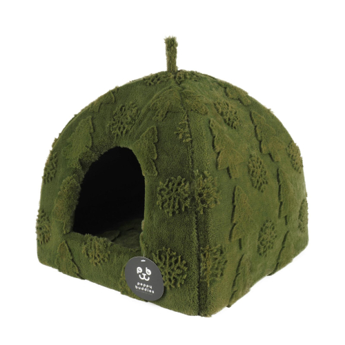 איגלו מרופד קריסמס ירוק 40*40*34