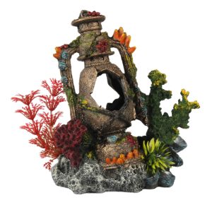 דקורציה חרס עתיק טבוע 14.5x9x16.7 ס"מ