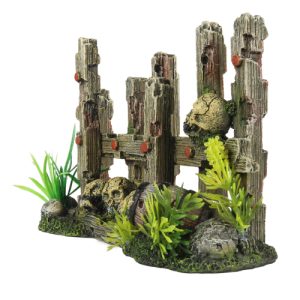 דקורציה גדר עם גולגלות 19.5x8x12.8 ס"מ