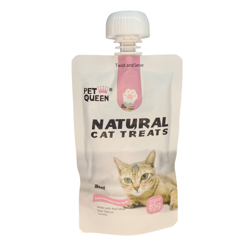 פט קווין פאוץ לחתולים בקר 85 גרם