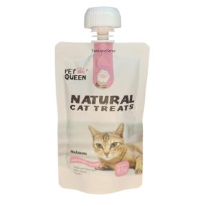 פט קווין פאוץ לחתולים בטעם סלמון 85 גרם