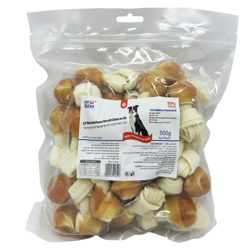 פט קווין עצם קשר עור עם עוף 500 גר'