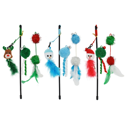 צעצוע לחתול חכת חג מולד 85 ס"מ