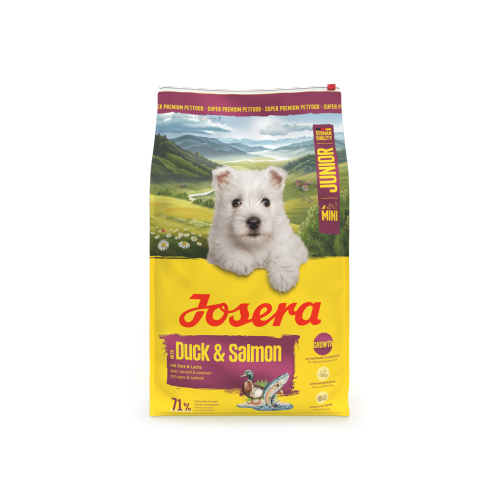 גוסרה מזון לגורי כלבים מיני ברווז וסלמון