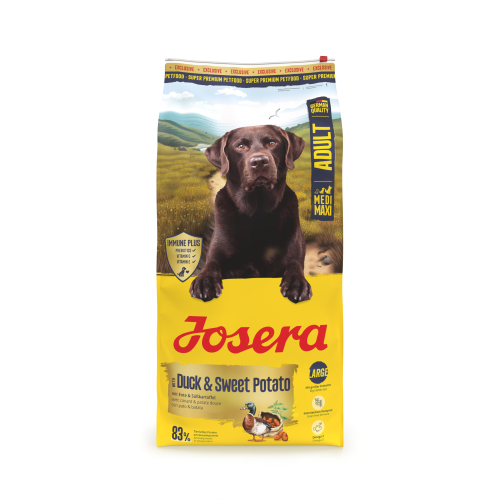 גוסרה מזון יבש לכלבים בוגרים מדיום/מקסי ברווז בטטה